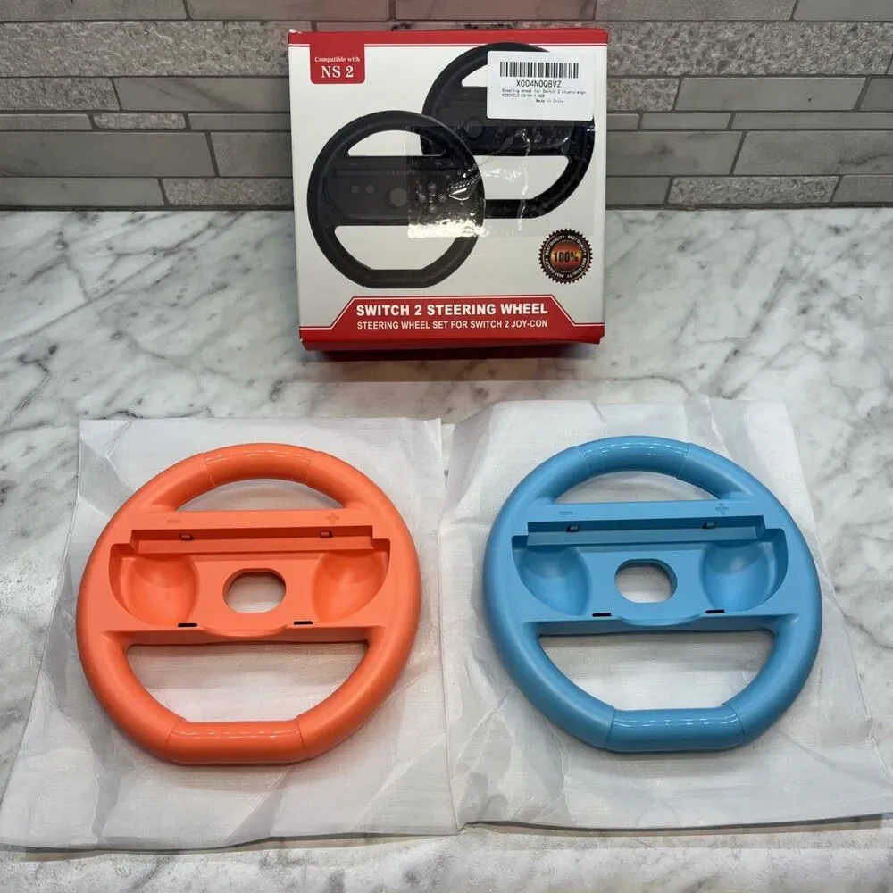 Nintendo Switch 2 Joy-Con Wheel Set (2-Pack) Racing Steering Wheel Attachments